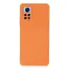 Xiaomi Redmi Note 12 Pro 4g Kılıf Nano İçi Kadife Silikon - Turuncu