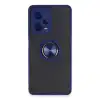 Xiaomi Redmi Note 12 Pro 5g Kılıf Montreal Yüzüklü Silikon Kapak - Lacivert