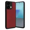 Xiaomi Redmi Note 13 4g Kılıf Aras Deri Kapak - Kırmızı
