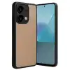 Xiaomi Redmi Note 13 4g Kılıf Aras Deri Kapak - Pudra