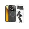 Xiaomi Redmi Note 13 4g Kılıf Joy Lens Standlı Kapak - Kırmızı