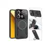Xiaomi Redmi Note 13 4g Kılıf Joy Lens Standlı Kapak - Mor