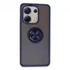 Xiaomi Redmi Note 13 4g Kılıf Montreal Yüzüklü Silikon Kapak - Lacivert
