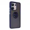 Xiaomi Redmi Note 13 4g Kılıf Montreal Yüzüklü Silikon Kapak - Lacivert