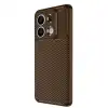 Xiaomi Redmi Note 13 Pro 4g Kılıf Auto Focus Karbon Kapak - Kahverengi