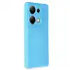 Xiaomi Redmi Note 13 Pro 4g Kılıf Bibercas Silikon Kapak - Mavi