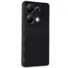 Xiaomi Redmi Note 13 Pro 4g Kılıf Bibercas Silikon Kapak - Siyah