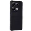 Xiaomi Redmi Note 13 Pro 4g Kılıf Bibercas Silikon Kapak - Siyah