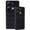 Xiaomi Redmi Note 13 Pro 4g Kılıf Bibercas Silikon Kapak - Siyah