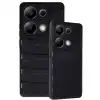 Xiaomi Redmi Note 13 Pro 4g Kılıf Bibercas Silikon Kapak - Siyah