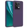Xiaomi Redmi Note 13 Pro 4g Kılıf First Silikon - Mor