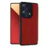 Xiaomi Redmi Note 13 Pro 4g Kılıf Flip Cover - Kırmızı