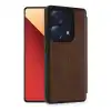 Xiaomi Redmi Note 13 Pro 4g Kılıf Flip Cover - Taba