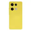 Xiaomi Redmi Note 13 Pro 4g Kılıf Nano İçi Kadife Silikon - Sarı