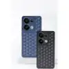 Xiaomi Redmi Note 13 Pro 4g Kılıf Petek Silikon Kapak - Kırmızı