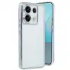 Xiaomi Redmi Note 13 Pro 4g Kılıf Razer Lensli Silikon - Gümüş