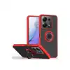 Xiaomi Redmi Note 13 Pro 4g Montreal Yüzüklü Silikon Kapak - Kırmızı