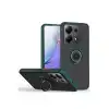 Xiaomi Redmi Note 13 Pro 4g Montreal Yüzüklü Silikon Kapak - Yeşil