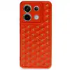 Xiaomi Redmi Note 13 Pro 5g Kılıf Petek Silikon Kapak - Kırmızı