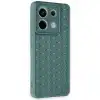 Xiaomi Redmi Note 13 Pro 5g Kılıf Petek Silikon Kapak - Koyu Yeşil