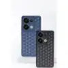 Xiaomi Redmi Note 13 Pro 5g Kılıf Petek Silikon Kapak - Lacivert