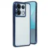 Xiaomi Redmi Note 13 Pro 5g Kılıf Razer Lensli Silikon - Sierra Blue