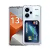 Xiaomi Redmi Note 13 Pro Plus Kılıf Kart Şeffaf Silikon - Şeffaf