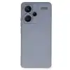 Xiaomi Redmi Note 13 Pro Plus Kılıf Nano İçi Kadife Silikon - Gri
