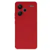 Xiaomi Redmi Note 13 Pro Plus Kılıf Nano İçi Kadife Silikon - Kırmızı