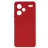 Xiaomi Redmi Note 13 Pro Plus Kılıf Nano İçi Kadife Silikon - Kırmızı