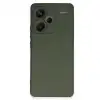 Xiaomi Redmi Note 13 Pro Plus Kılıf Nano İçi Kadife Silikon - Koyu Yeşil