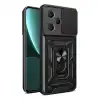 Xiaomi Redmi Note 13 Pro Plus Kılıf Pars Lens Yüzüklü Silikon - Siyah
