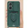 Xiaomi Redmi Note 13 Pro Plus Kılıf Zuma Kartvizitli Yüzüklü Silikon - Pembe