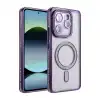 Xiaomi Redmi Note 14 4g Joke Simli Magneticsafe Kılıf - Derin Mor