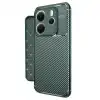 Xiaomi Redmi Note 14 4g Kılıf Auto Focus Karbon Kapak - Koyu Yeşil