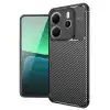 Xiaomi Redmi Note 14 4g Kılıf Auto Focus Karbon Kapak - Siyah
