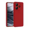 Xiaomi Redmi Note 14 4g Kılıf First Silikon - Kırmızı