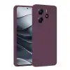 Xiaomi Redmi Note 14 4g Kılıf First Silikon - Mürdüm