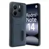 Xiaomi Redmi Note 14 4g Kılıf Sara Kartvizitli Deri Kılıf - Lacivert
