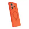 Xiaomi Redmi Note 14 4g Regal Magsafe Standlı Kapak - Turuncu