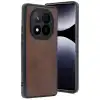 Xiaomi Redmi Note 14 Pro 4g Kılıf Aras Deri Kapak - Taba