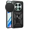 Xiaomi Redmi Note 14 Pro 4g Kılıf Pars Lens Yüzüklü Silikon - Siyah