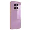 Xiaomi Redmi Note 14 Pro 4g Kılıf Volet Silikon - Mor