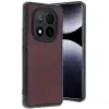 Xiaomi Redmi Note 14 Pro 5g Kılıf Aras Deri Kapak - Bordo