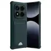 Xiaomi Redmi Note 14 Pro Plus Kelvin Kartvizitli Silikon - Koyu Yeşil