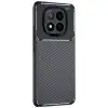 Xiaomi Redmi Note 14 Pro Plus Kılıf Auto Focus Karbon Kapak - Siyah