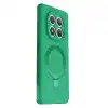 Xiaomi Redmi Note 15 4g Regal Magsafe Standlı Kapak - Yeşil