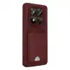 Xiaomi Redmi Note 15 Pro 4g Kelvin Kartvizitli Silikon - Bordo