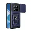 Xiaomi Redmi Note 15 Pro Plus 5g Pars Lens Yüzüklü Silikon - Lacivert