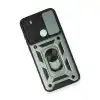Xiaomi Redmi Note 8 Kılıf Pars Lens Yüzüklü Silikon - Yeşil